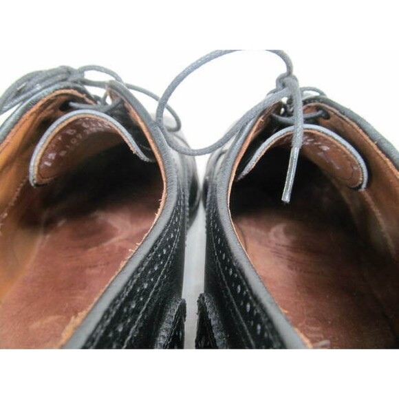 Allen Edmonds Port Washington Strand Black Brogue Cap Toe Oxfords Size US 12 B - Picture 9 of 12
